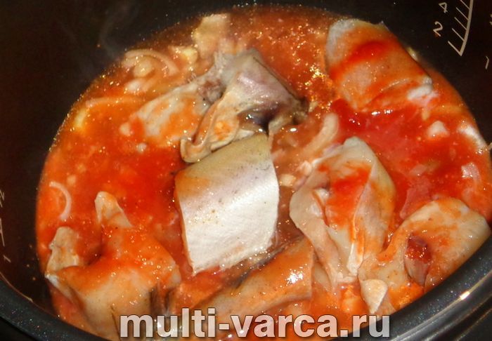 Минтай у томаті