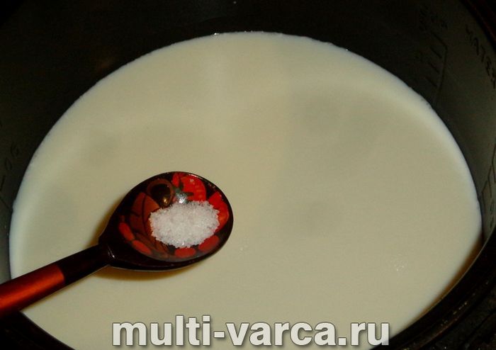 Молочний суп із макаронами