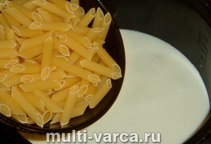 Молочний суп із макаронами