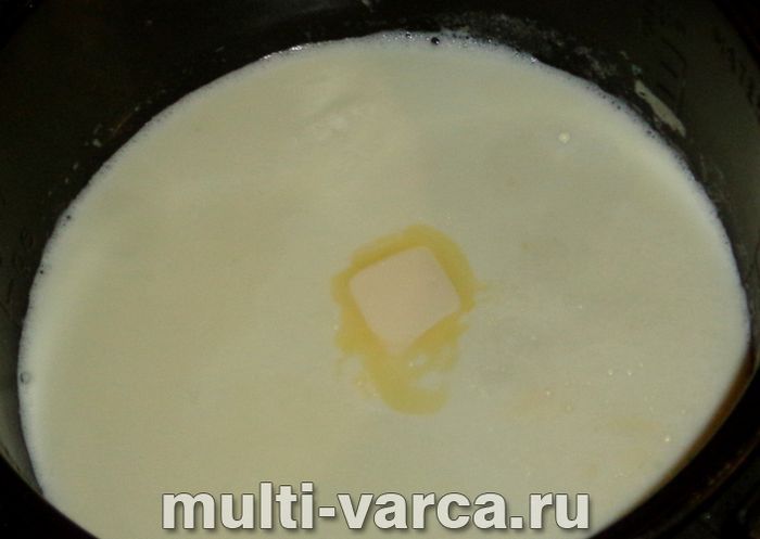 Молочний суп із макаронами
