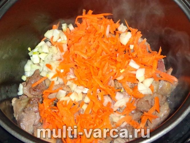 Плов із гуски в мультиварці