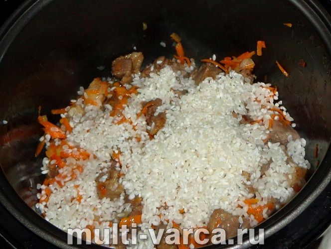 Плов із гуски в мультиварці