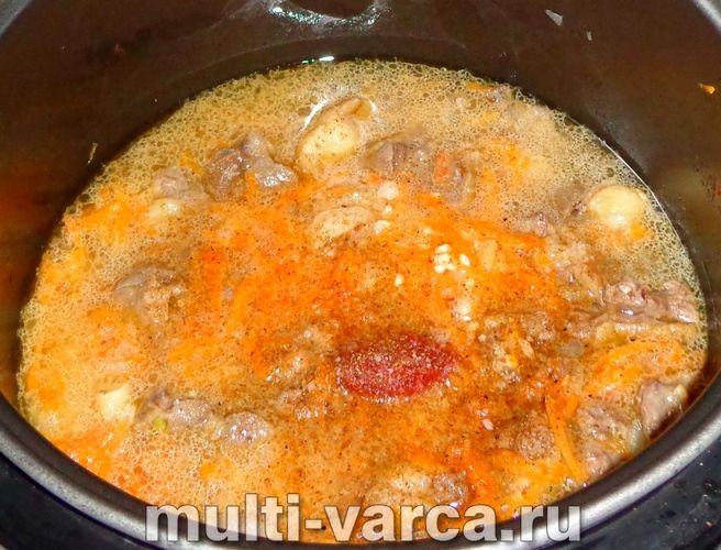 Плов із гуски в мультиварці