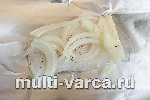 Рис і тріска у фользі на пару (страва-дует)