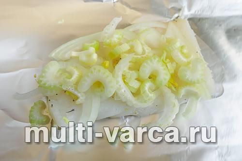 Рис і тріска у фользі на пару (страва-дует)