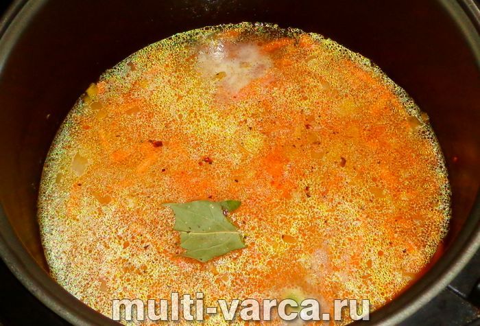 Рис на курячому бульйоні в мультиварці