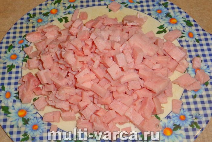 Рулет із лаваша з шинкою та сиром