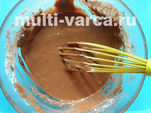 Шоколадні панкейки в мультиварці