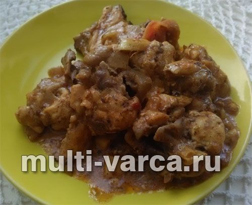 Смачна курка каррі з соусом