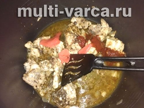 Смачна курка каррі з соусом