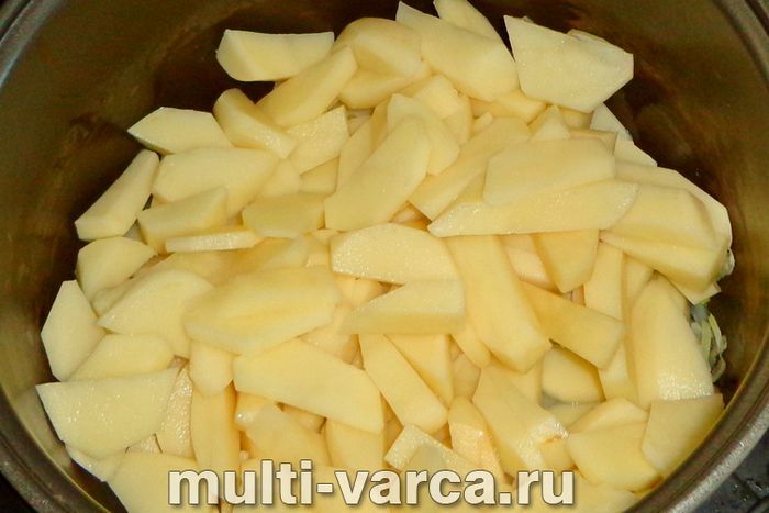 Смажена картопля в сметані в мультиварці