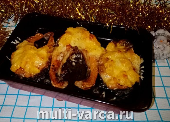 Стейки білого амура в духовці