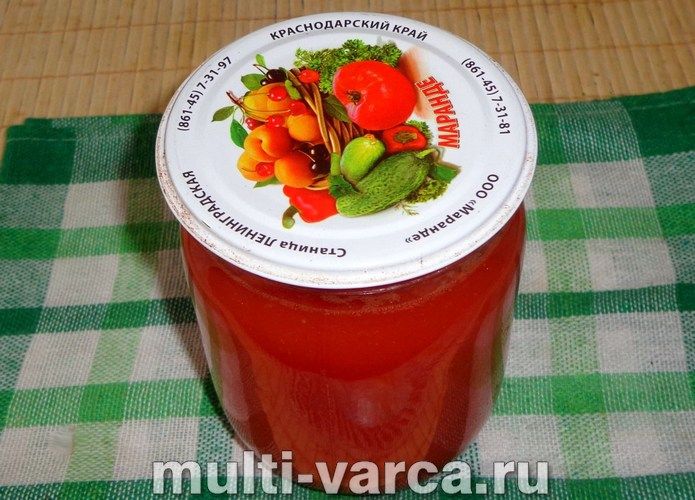 Томатний сік на зиму