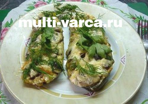 Туфельки з баклажанів