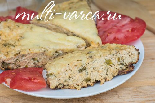 Закусочна сирна запіканка без манки