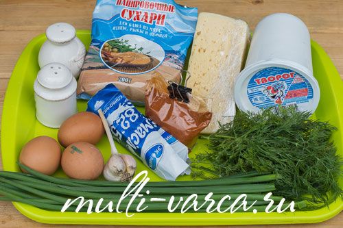 Закусочна сирна запіканка без манки