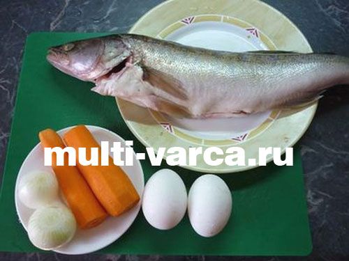 Заливне із судака в мультиварці
