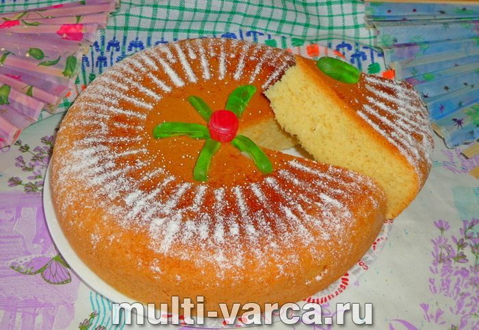 Бісквітний кекс у мультиварці