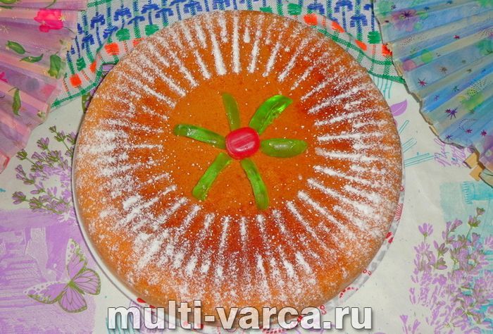 Бісквітний кекс у мультиварці
