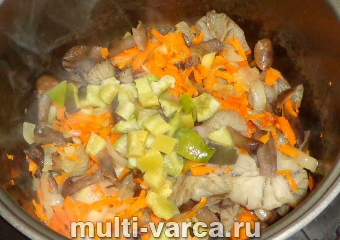 Булгур із грибами в мультиварці