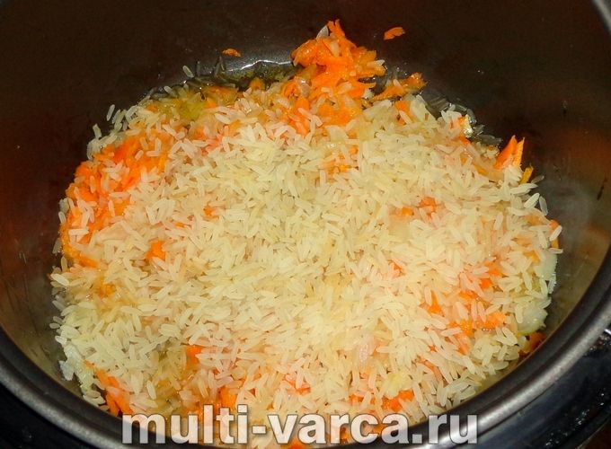 Цвітна капуста з рисом у мультиварці