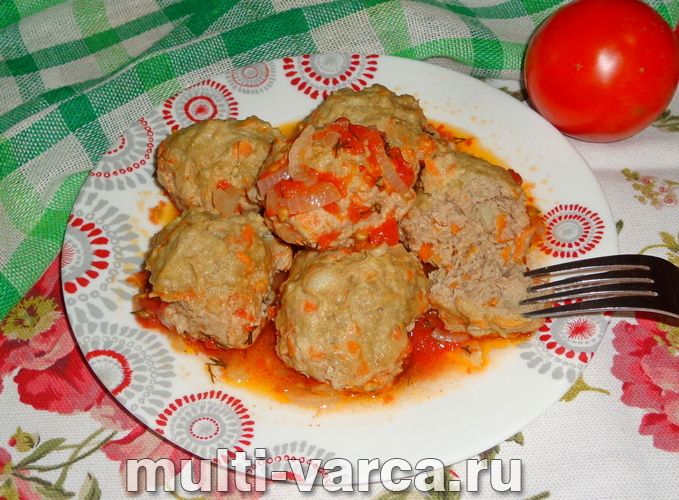 Фрикадельки в томатному соусі в мультиварці