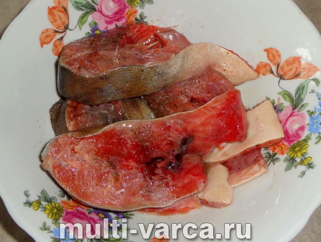 Горбуша на пару в мультиварці