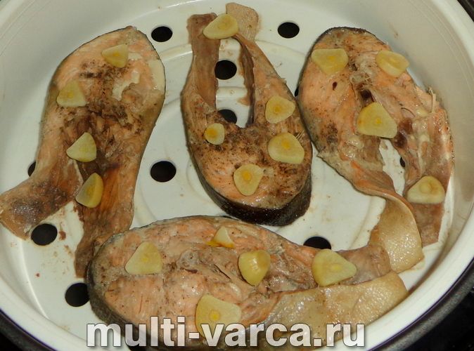 Горбуша на пару в мультиварці