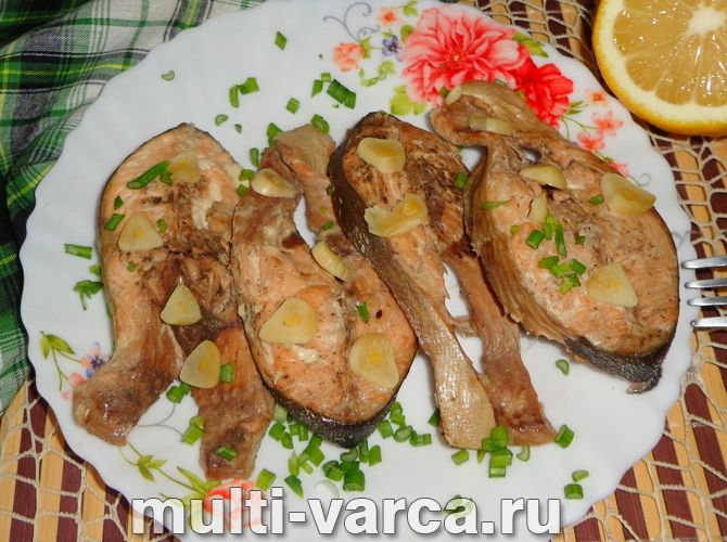 Горбуша на пару в мультиварці
