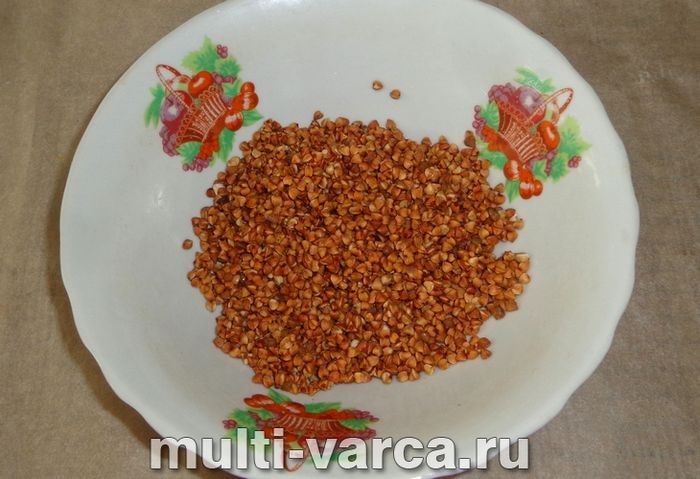 Гречка з кабачками в мультиварці