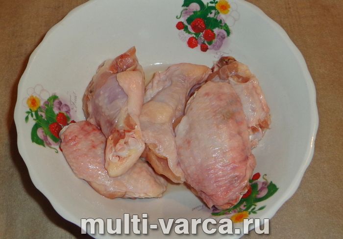 Гречка з крильцями в мультиварці