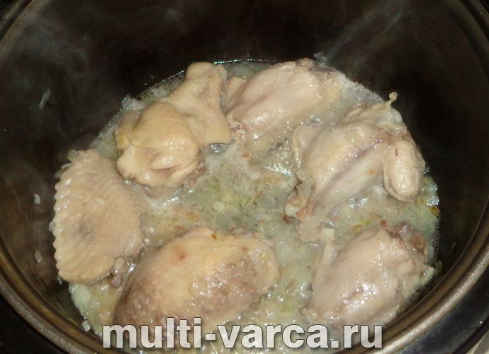 Гречка з крильцями в мультиварці