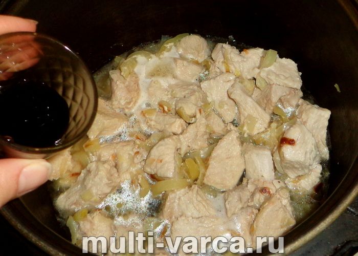 Індичка теріякі в мультиварці