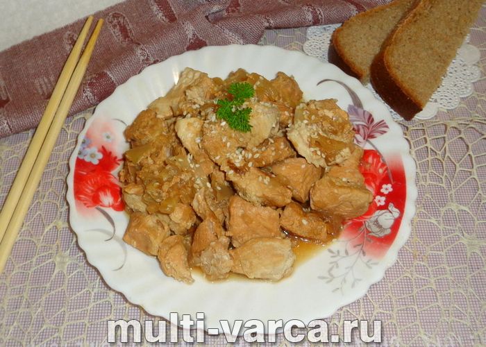 Індичка теріякі в мультиварці