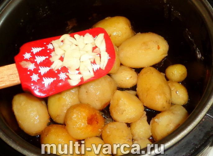 Картопля з кропом у мультиварці