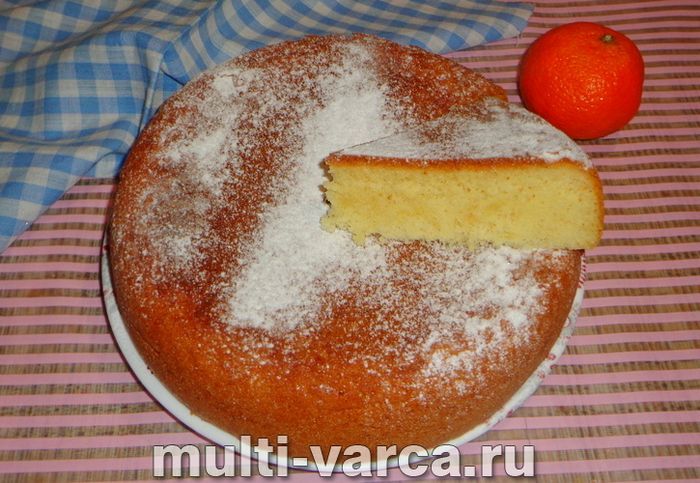 Кекс зі згущеним молоком у мультиварці