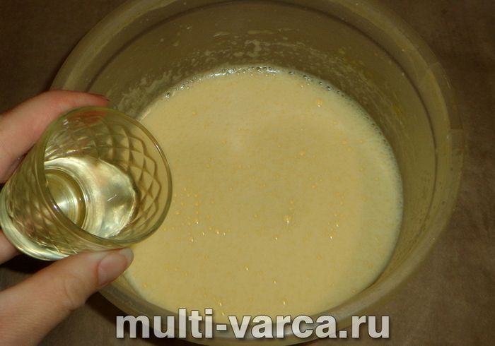 Кекс зі згущеним молоком у мультиварці