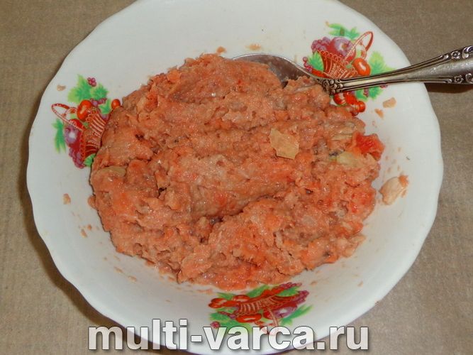 Котлети з горбуші в мультиварці