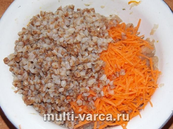 Котлети з гречкою та овочами
