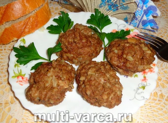 Котлети з індички на пару в мультиварці