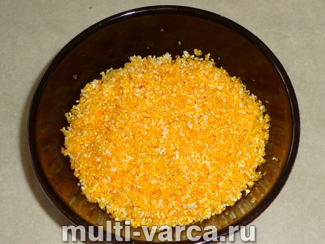 Кукурудзяна каша з сиром у мультиварці