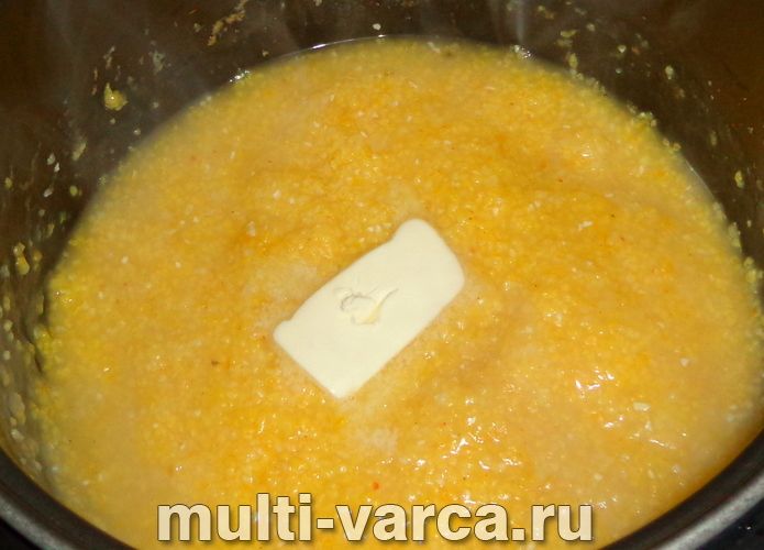 Кукурудзяна каша з сиром у мультиварці