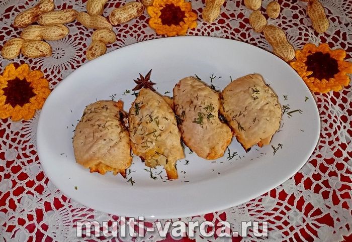 Курячі рулетики з начинкою