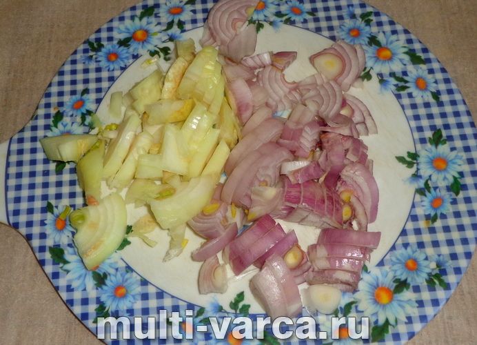 Курка з броколі в мультиварці