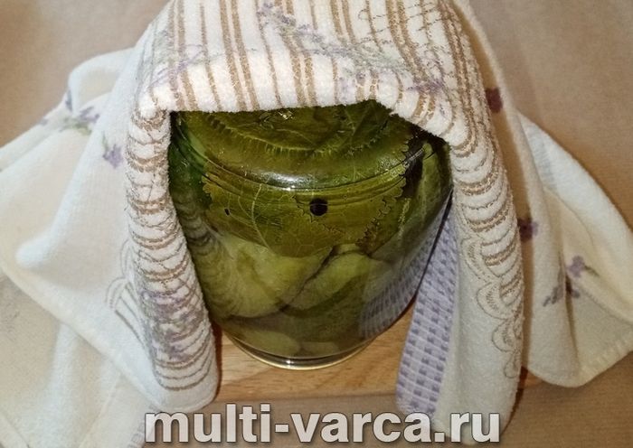 Огірки з базиліком на зиму