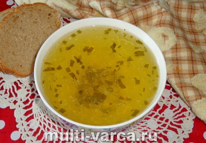 Овочевий бульйон у мультиварці