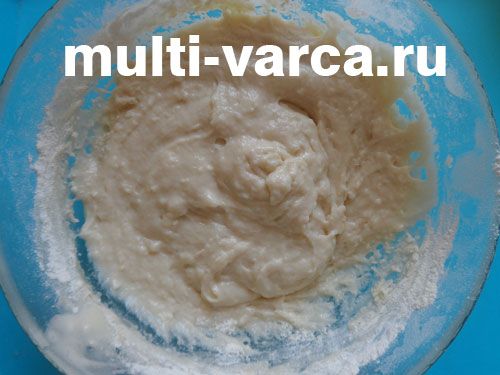 Пісне печиво на огірковому розсолі в мультиварці