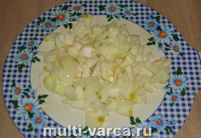 Пшенична каша з куркою в мультиварці
