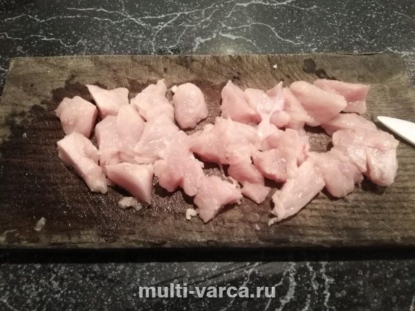 Рис з овочами та індичкою в мультиварці
