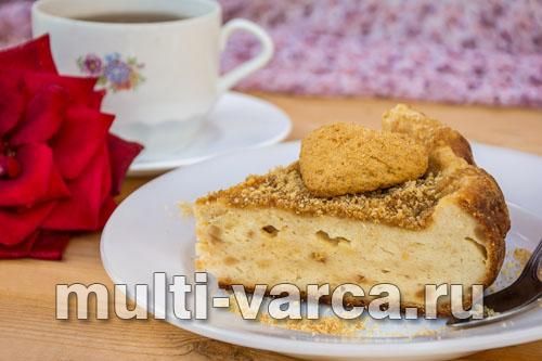 Сирна запіканка з печивом